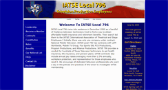 Desktop Screenshot of iatse796.org